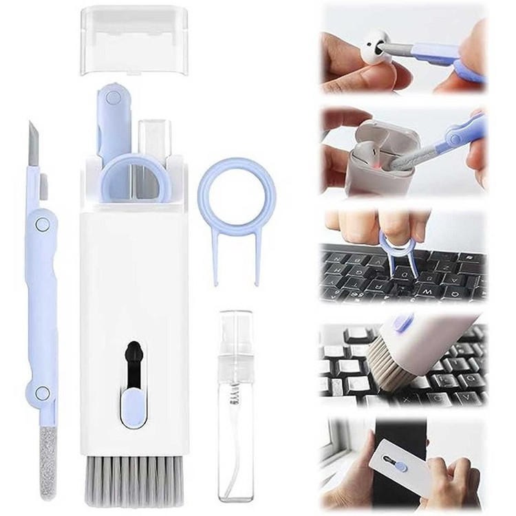 کیت تمیز کننده ایرپاد و کیبورد 7in1 مدل Q6E