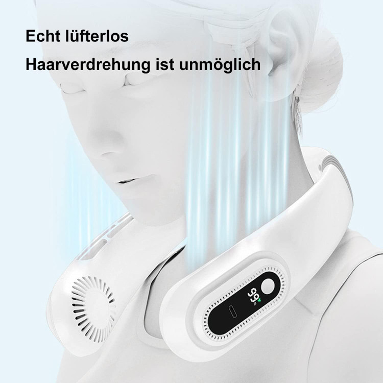 پنکه گردنی دیجیتالی مدل VANELESS HANGING NECK رنگ سفید