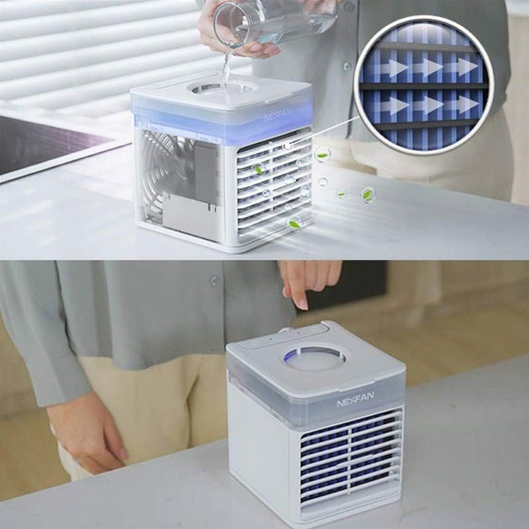 کولر و فن خنک کننده رومیزی و قابل حمل مدل NexFan Ultra سفید