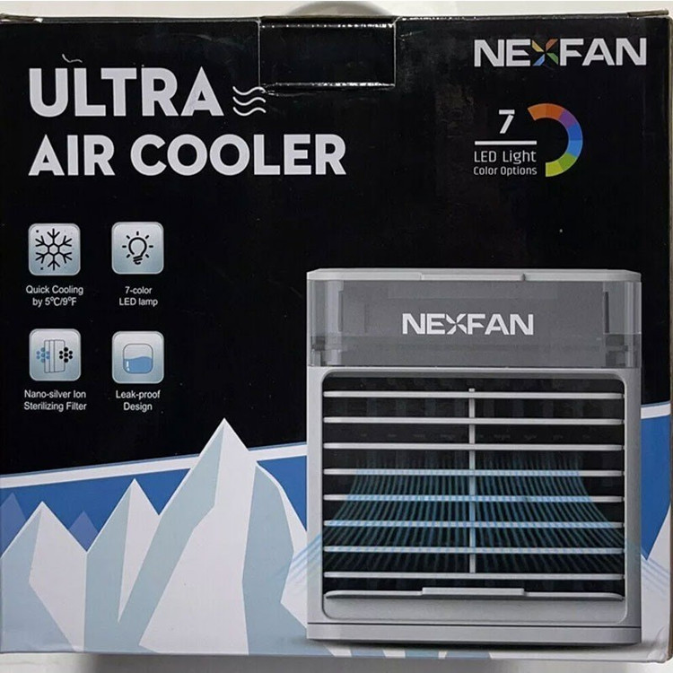 کولر و فن خنک کننده رومیزی و قابل حمل مدل NexFan Ultra سفید