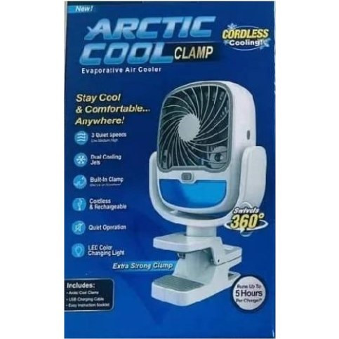 پنکه شارژی مدل ARCTIC COOL CLAMP