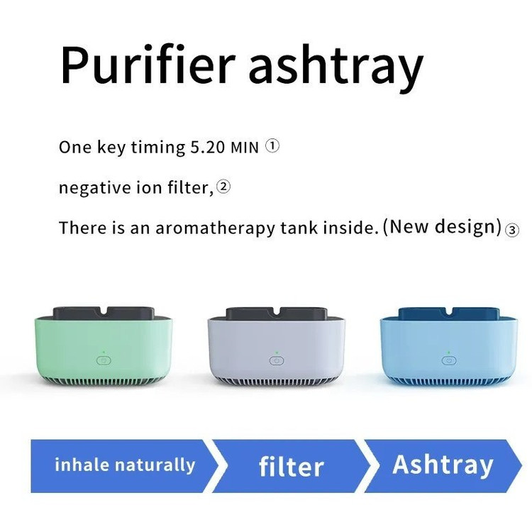 زیر سیگاری هوشمند و تصفیه هوا مدل Air purifyer ashtray TS-08
