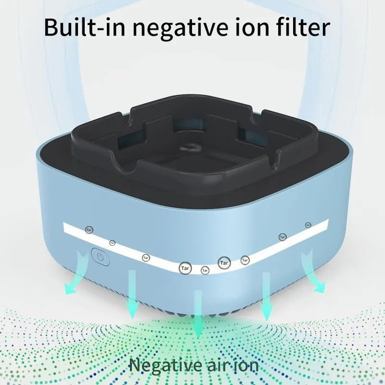 زیر سیگاری هوشمند و تصفیه هوا مدل Air purifyer ashtray TS-08