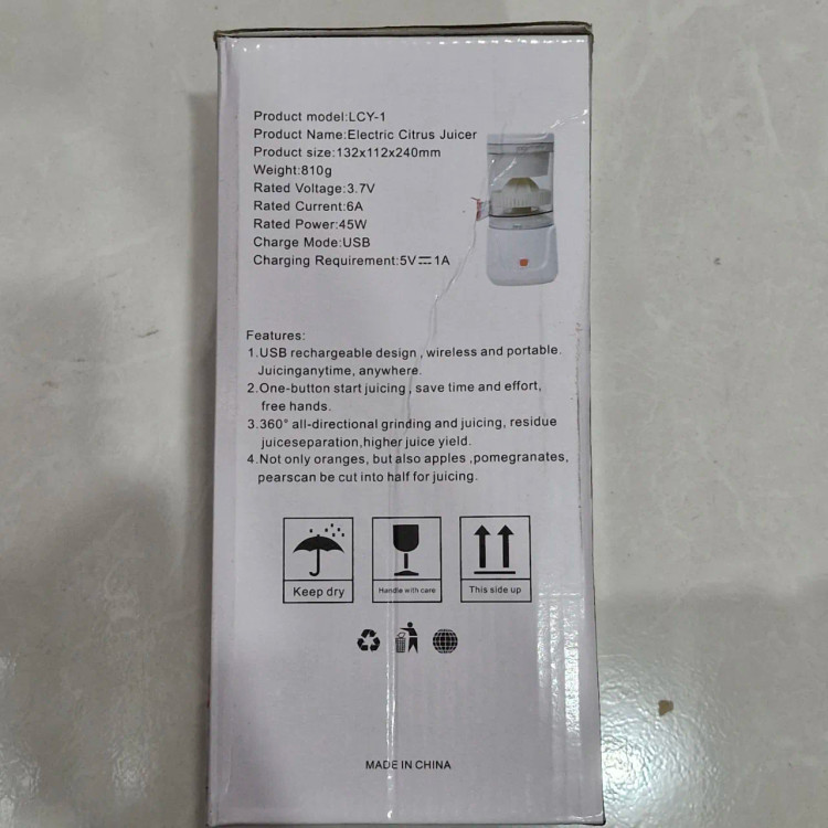 آبمیوهگیر شارژی بیسیم مدل Citrus Juicer