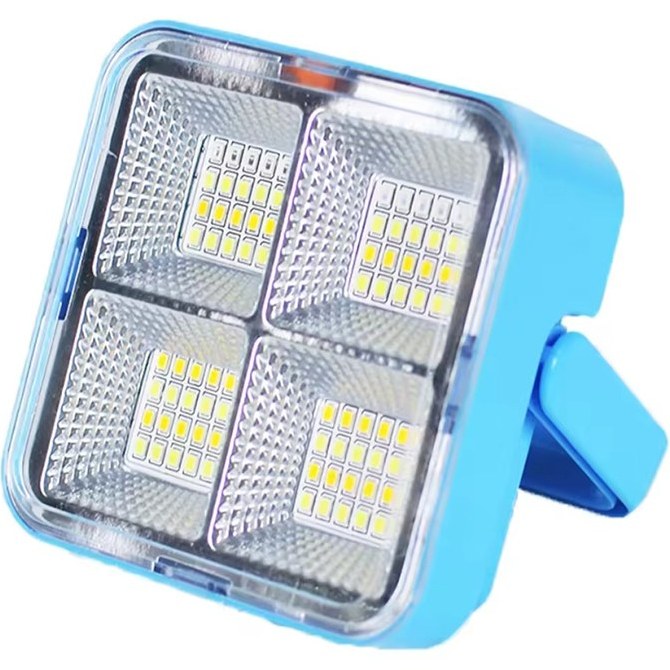 پروژکتور خورشیدی شارژی مدل D05 ۱۰۰ وات با باتری لیتیومی و شارژ USB
