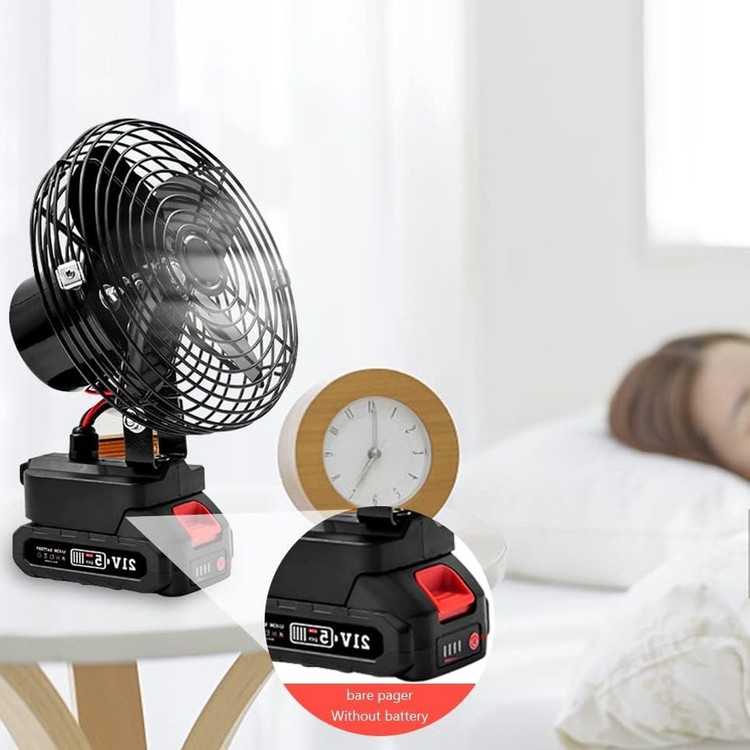 پنکه شارژی ۴۸ولت توری فلزی مدل FAN LITHIUM 3PIN باتری ۳ سلولی