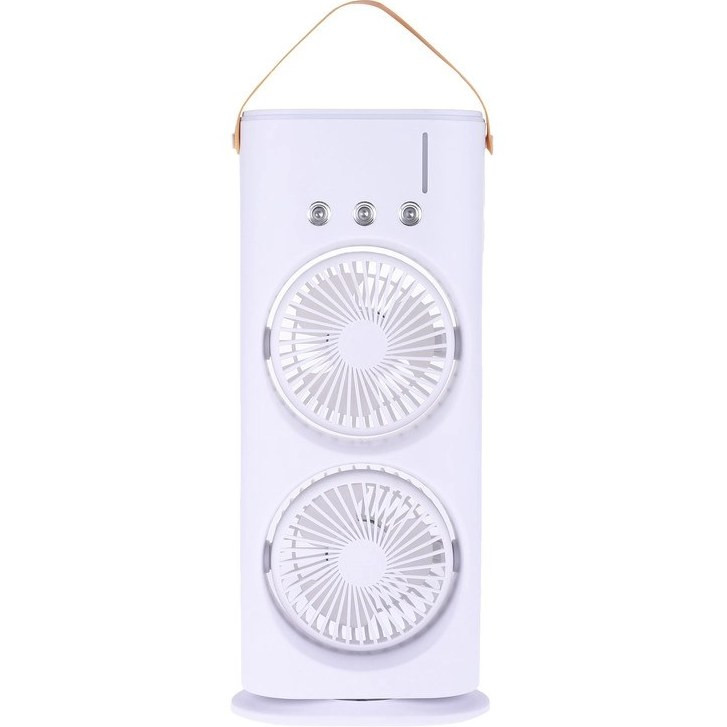 پنکه رومیزی مه پاش دو فن با نور RGB برقی