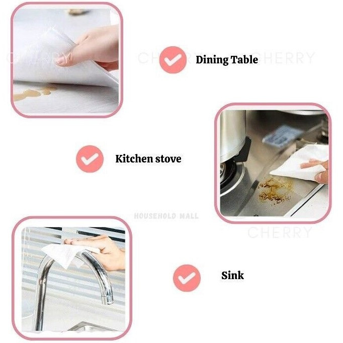 دستمال مرطوب Kitchen Wipes | چربیزدا قوی آشپزخانه | پرفروشترین پاککننده سطوح 80 عدد